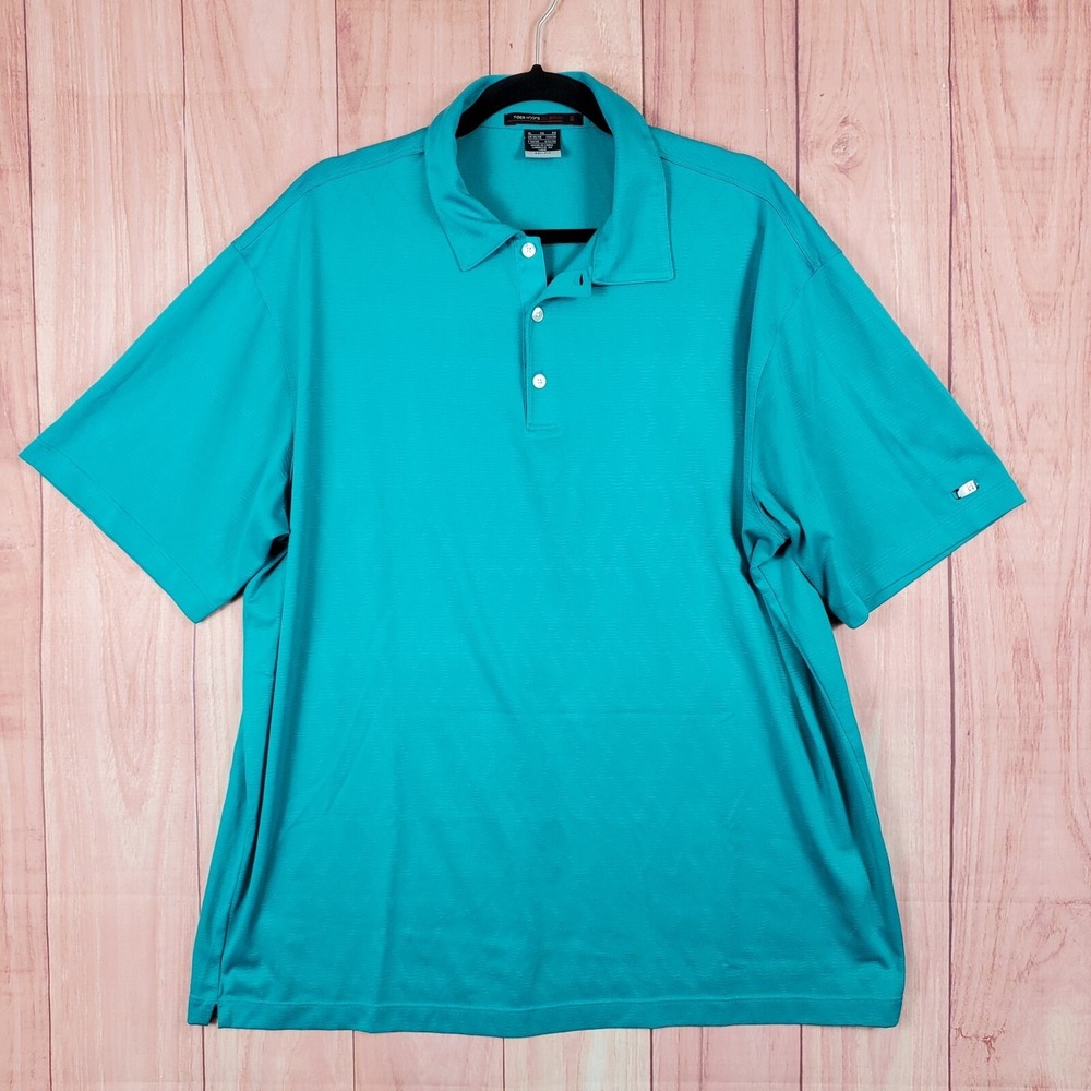 Nike Tiger Woods Polo Shirt Mens Sz XL Loose Fit Golf Golfing